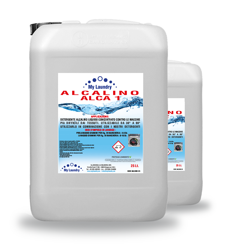 Detergenti alcalini professionali per lavanderie